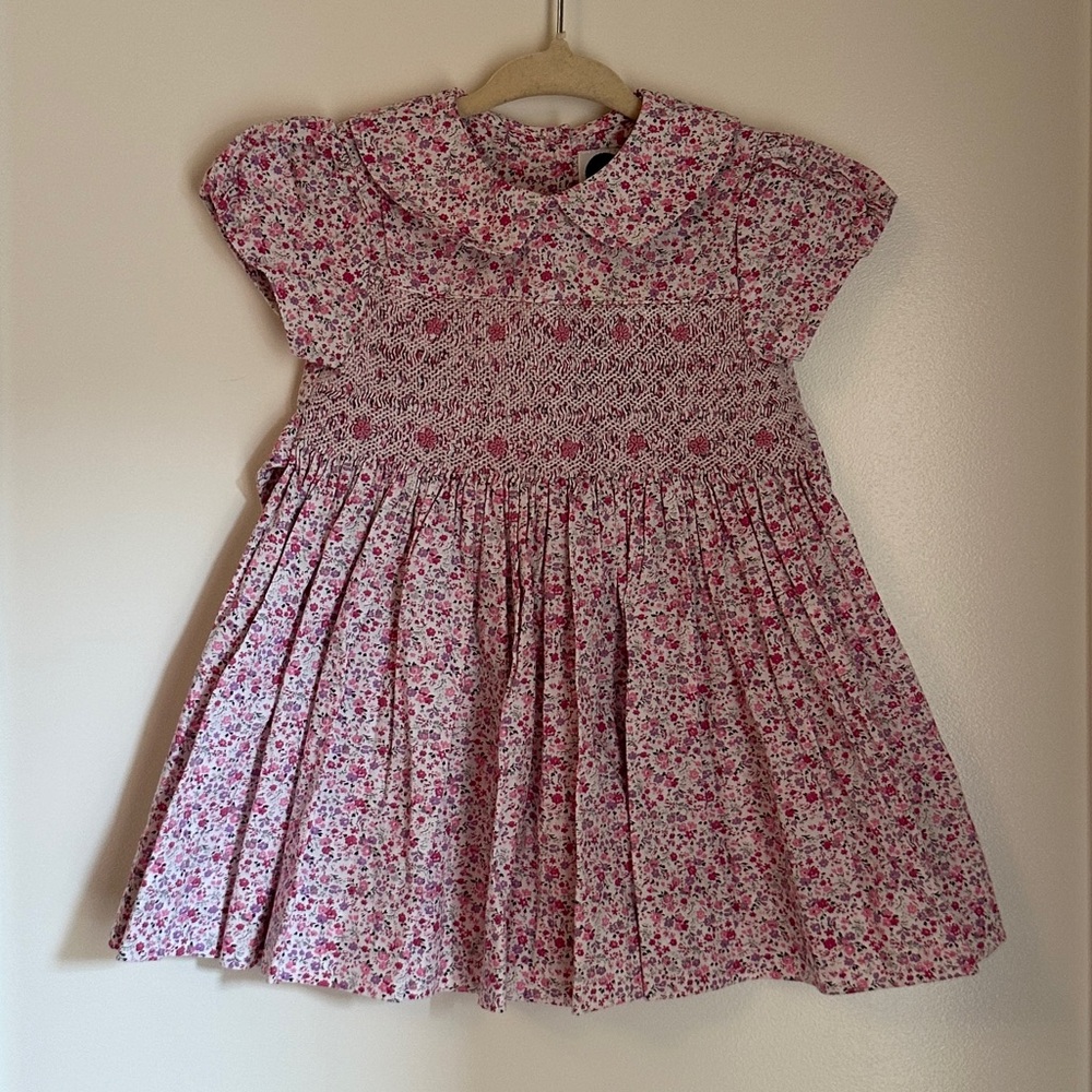 Question Everything - Smocked Dress - 12-18mo